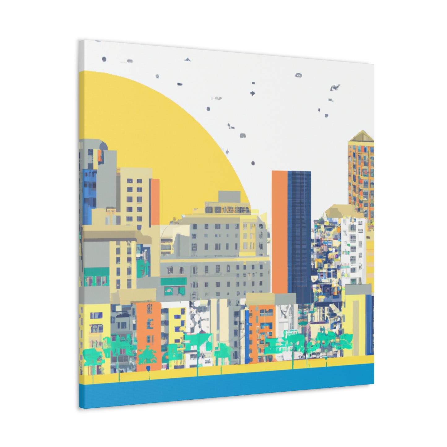 Llama's Paradise - South America - Canvas