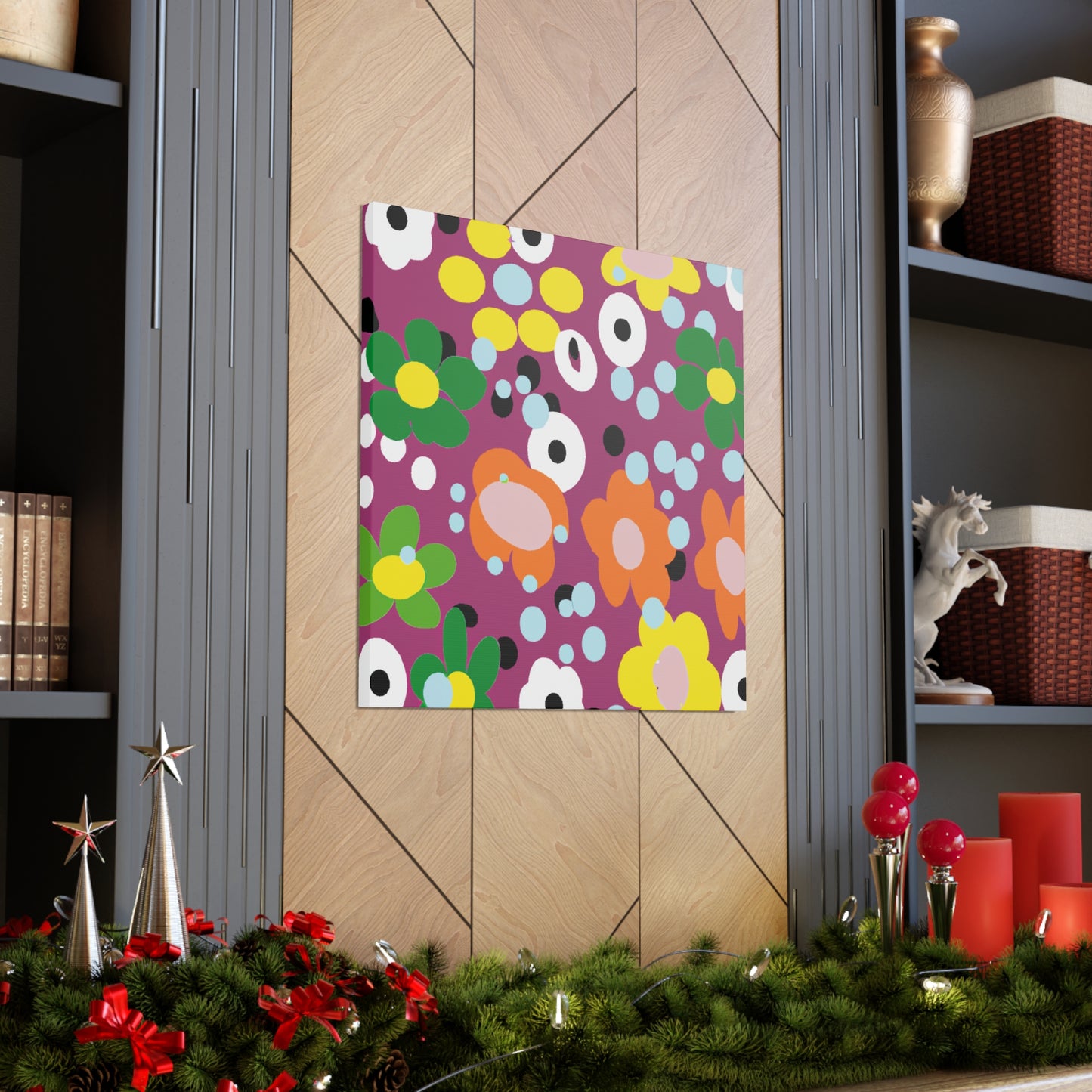 "Floral Fantasia" - Floral Canvas