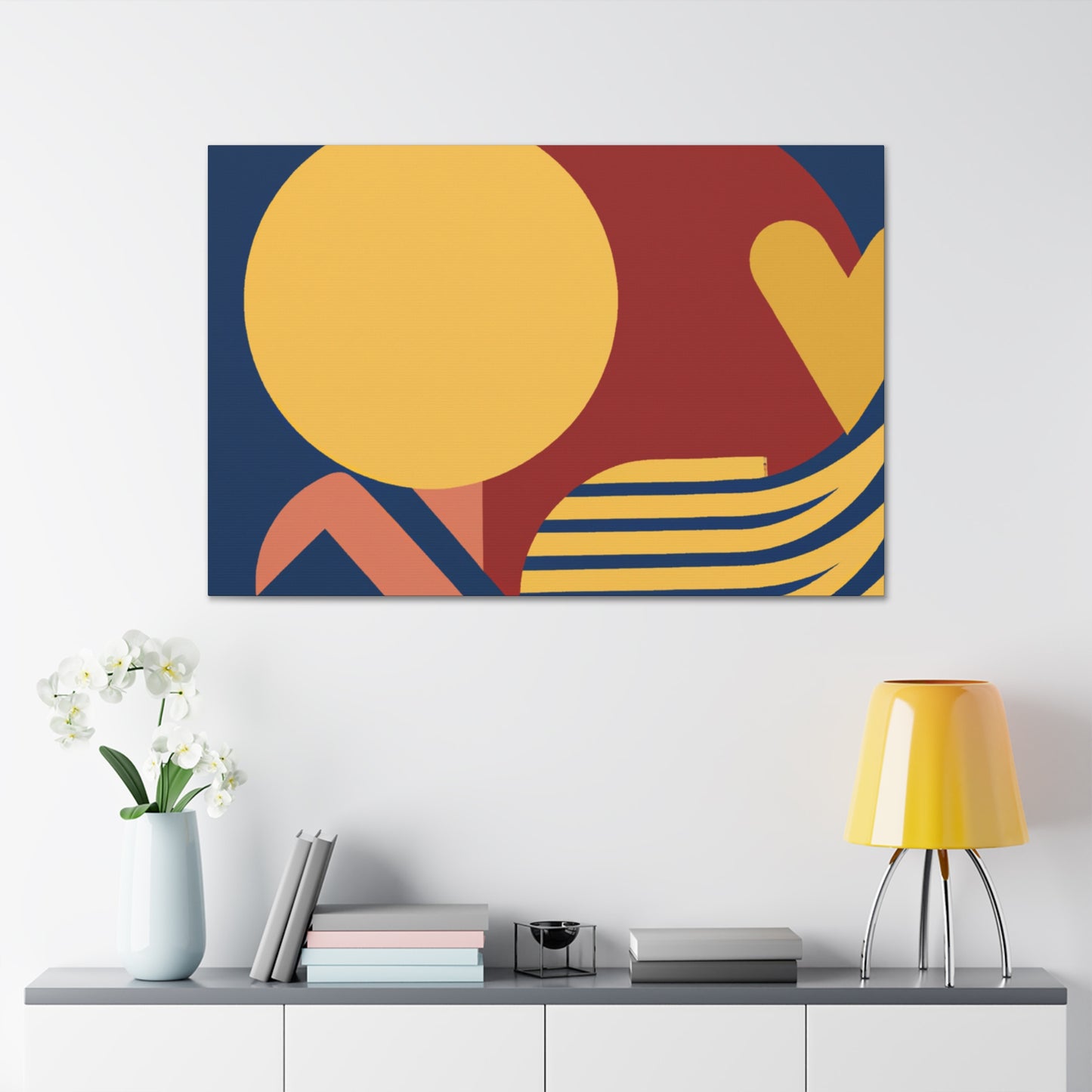 Fusion Fantasy- Midcentury - Canvas