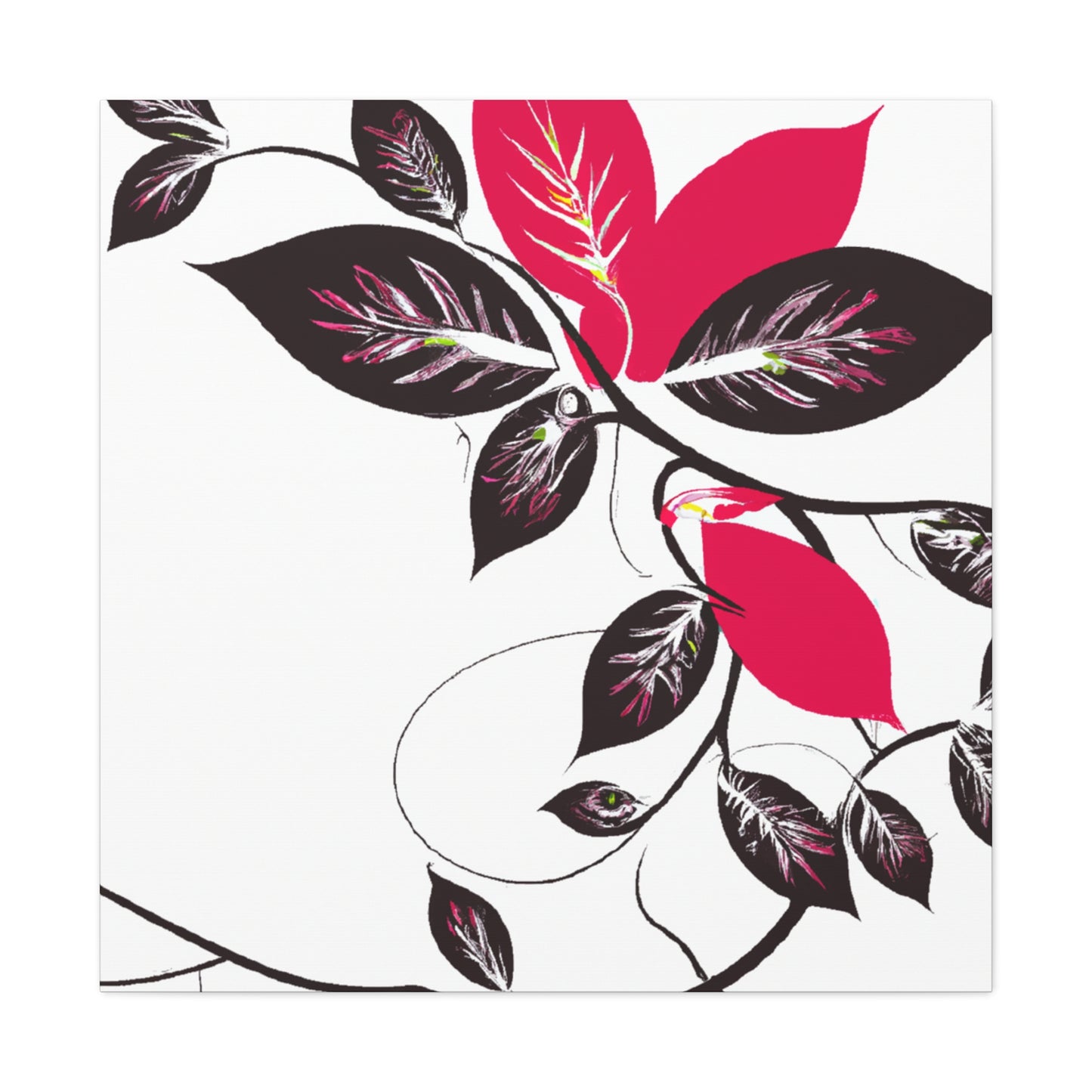 Fleurtine - Floral - Canvas