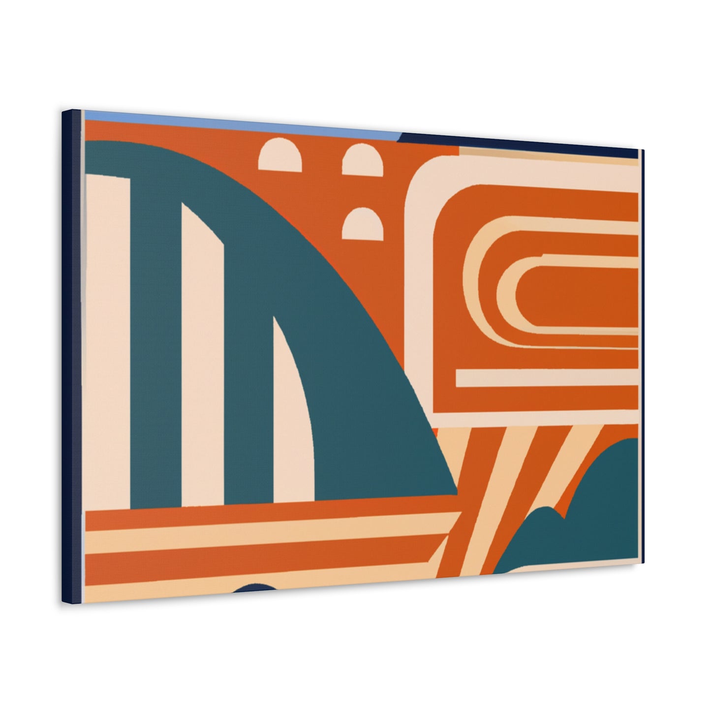 Fantastic Reindeer - Midcentury Canvas