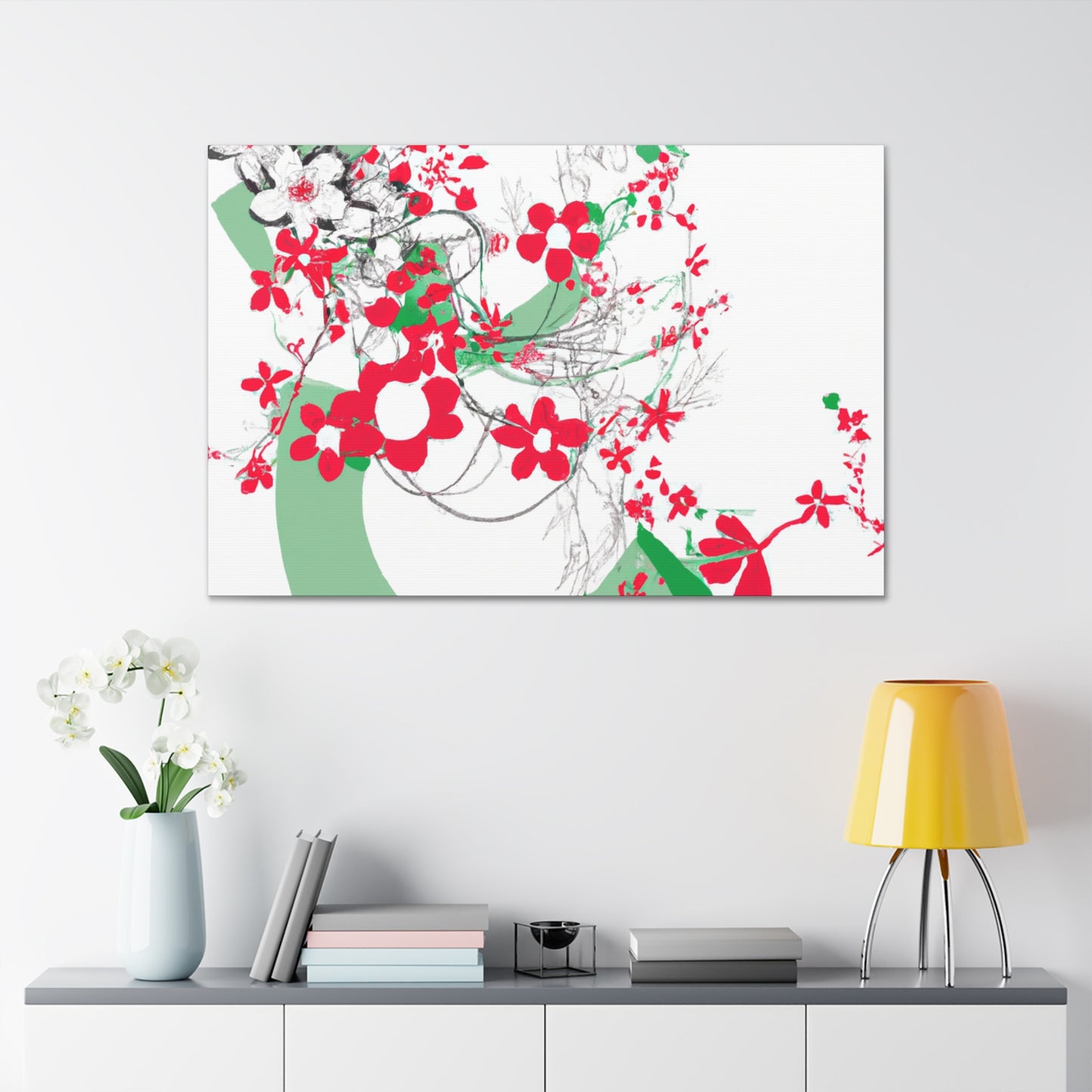 Peony Parade - Floral - Canvas