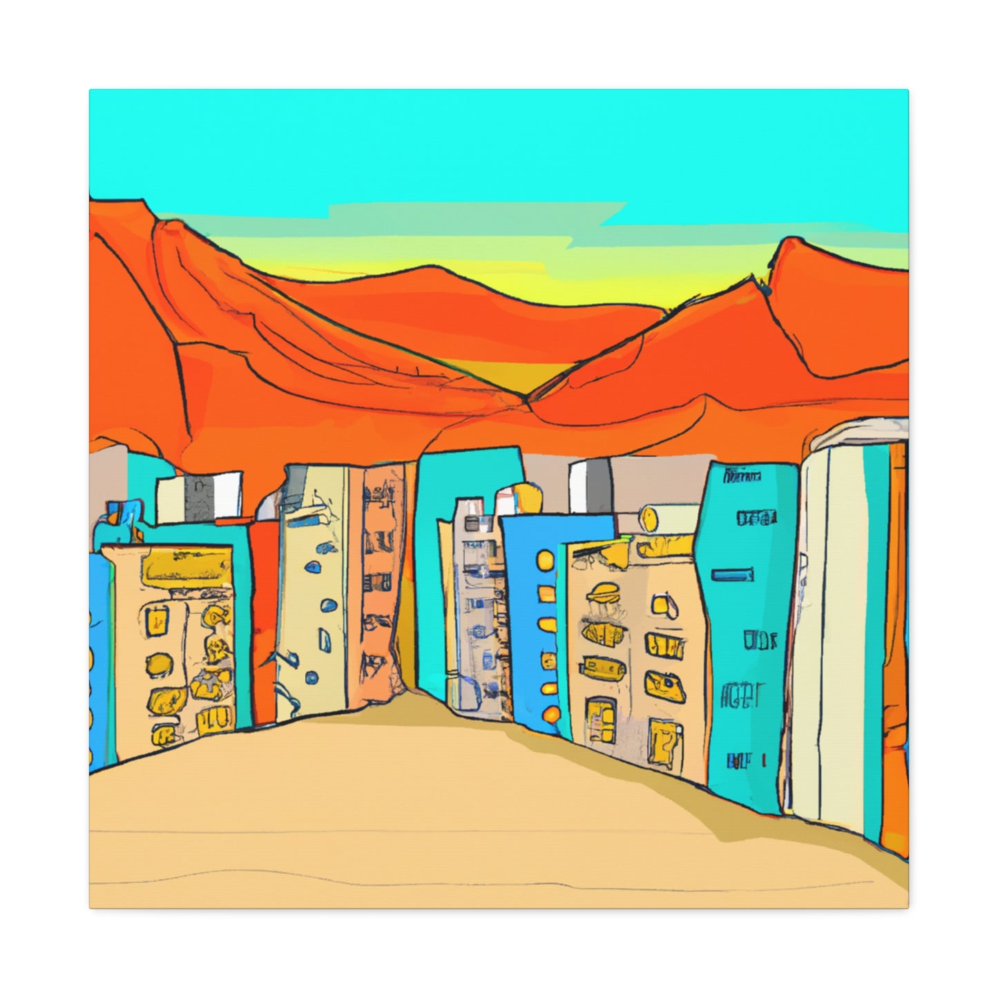 Dune Dweller - Architectural - Canvas