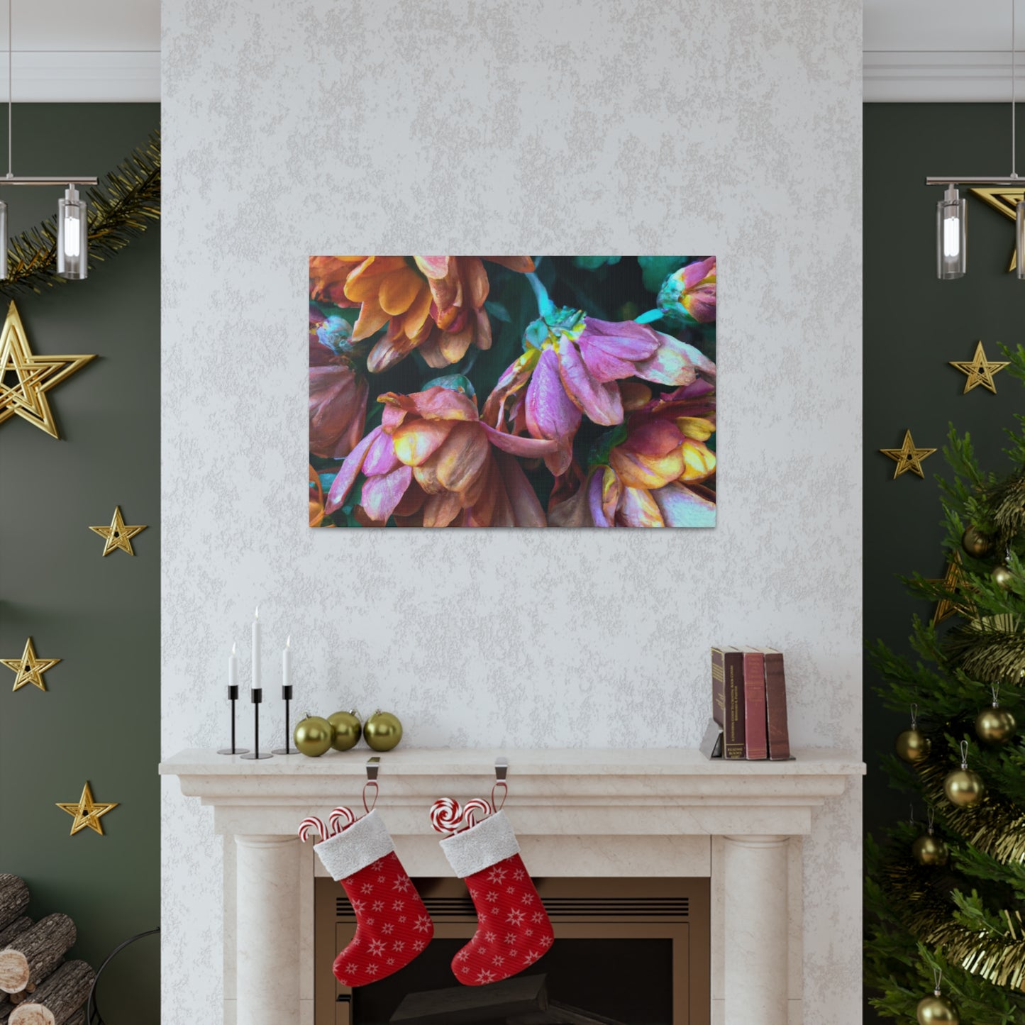 Weeping Reds - Canvas - Floral