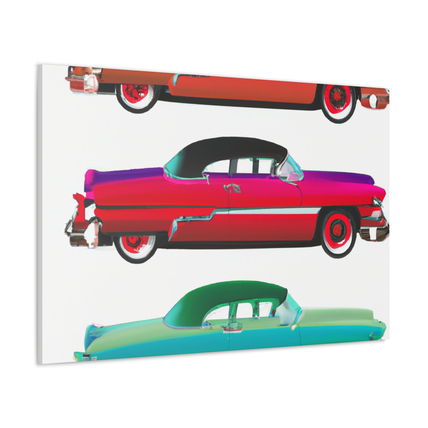 Vintage Valiant - Automobile - Canvas
