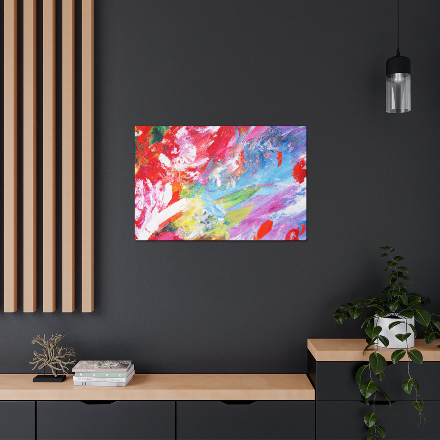 Glittering Horizon - Abstract Canvas