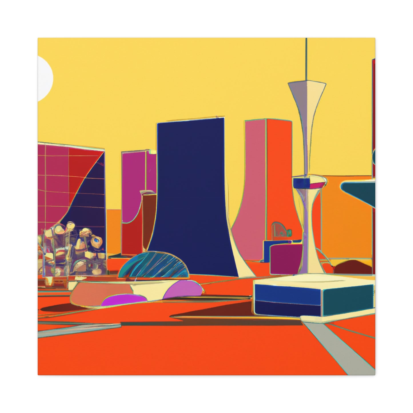 Qahirah - Middle East. - Canvas