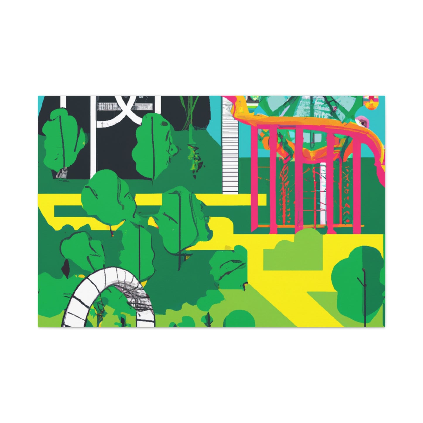 Glowgreen - Landscape - Amusement - Canvas