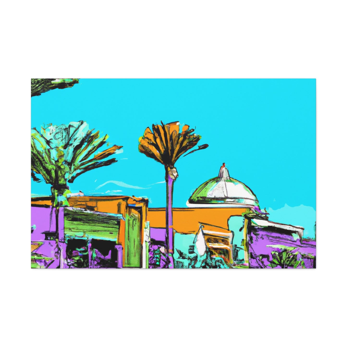 Oasisville - Architectural - Canvas