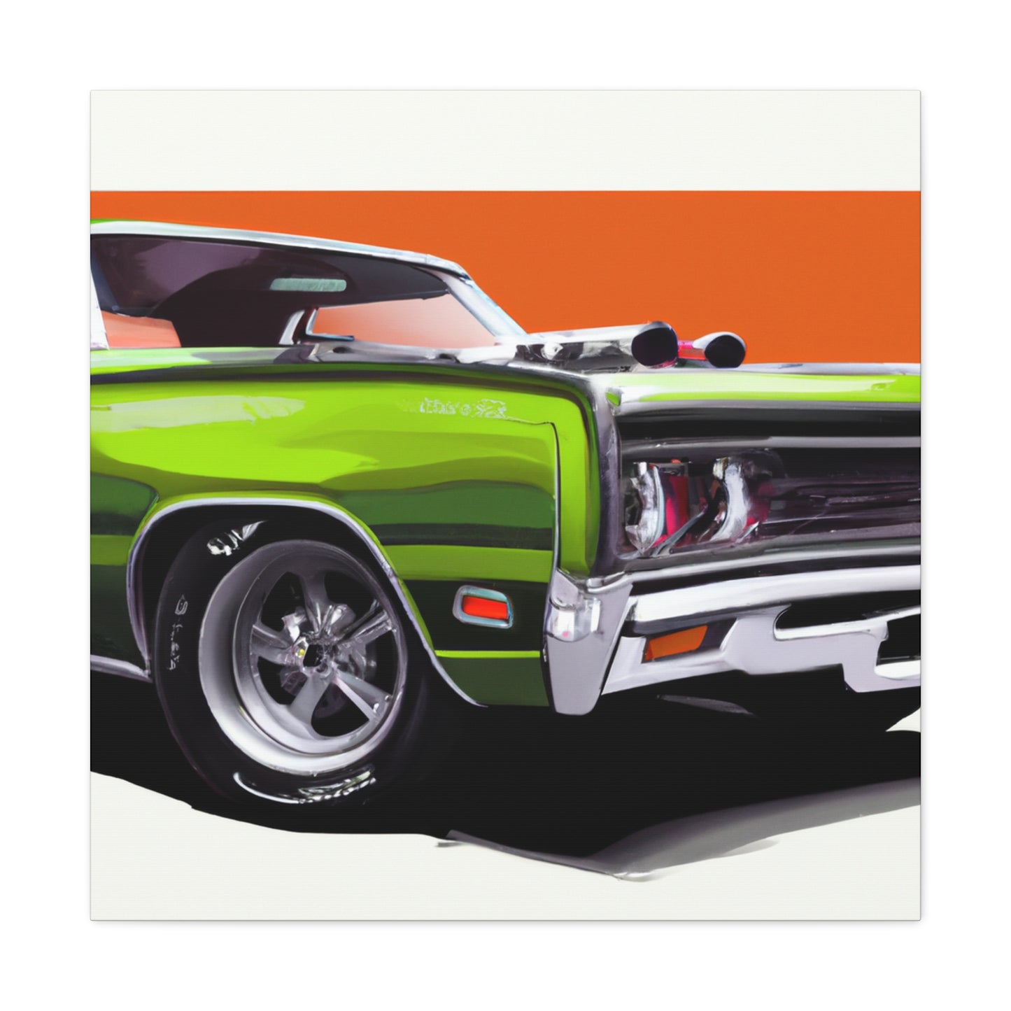 T-Bucket Thunder - Automobile - Canvas