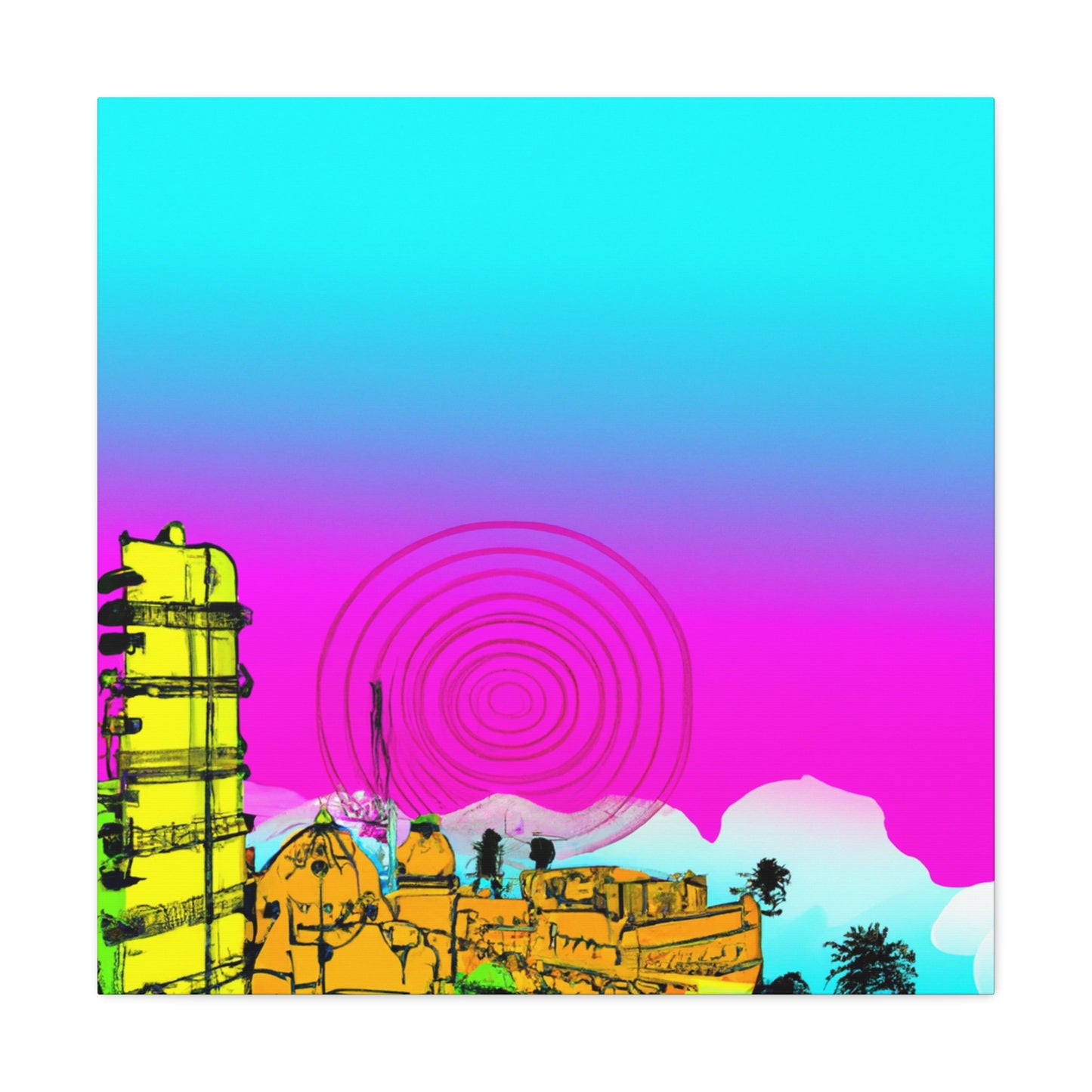 Delhi Delight - Destination India - Canvas