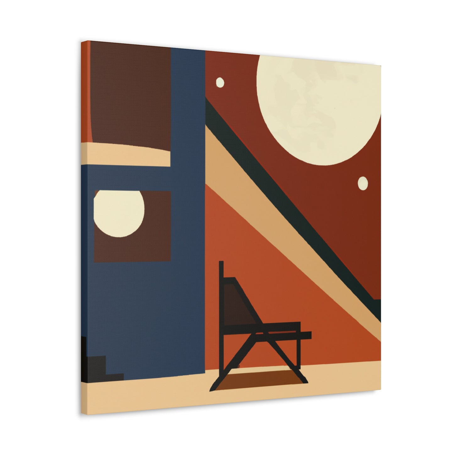 Atomic Wave - Midcentury - Canvas