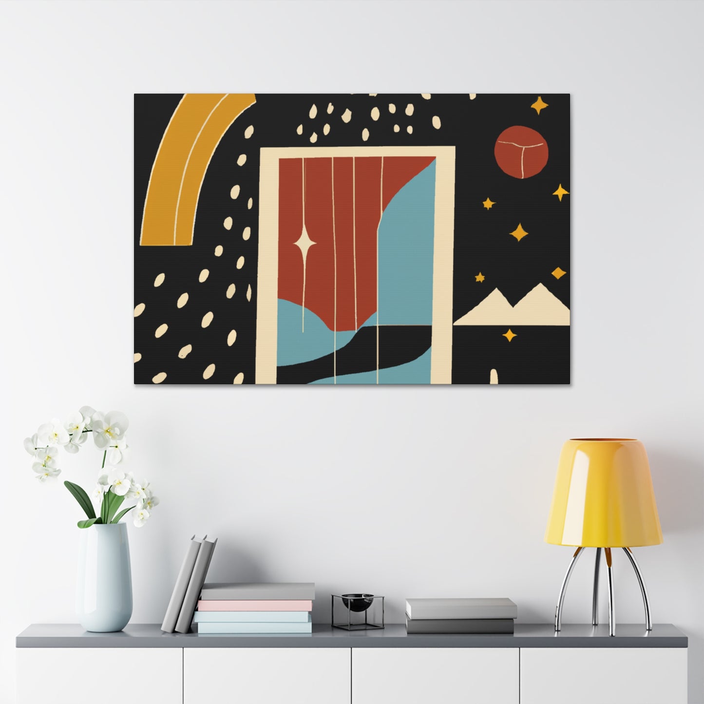 Honey Entry - Midcentury Canvas