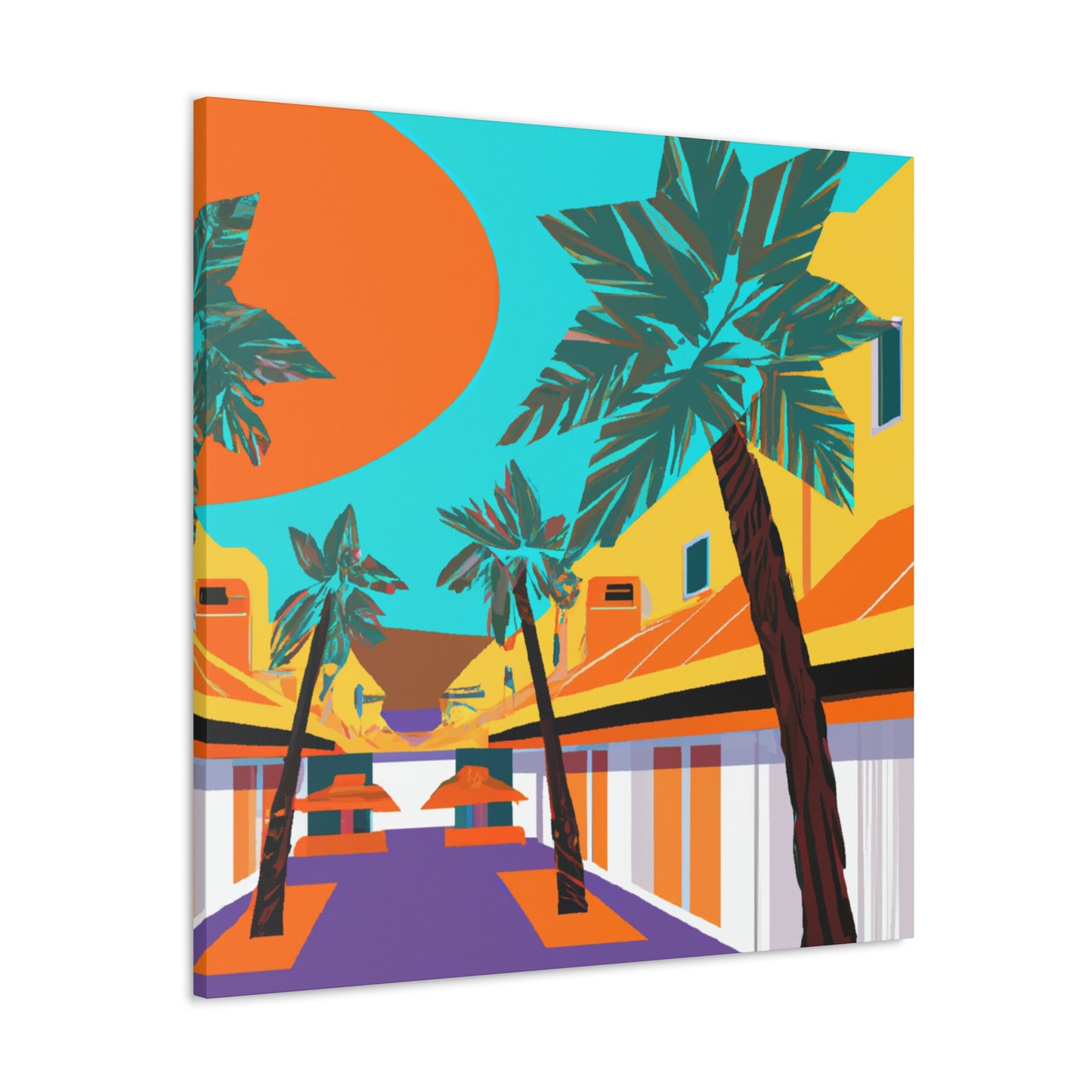 Desert Mirage - Architectural - Canvas