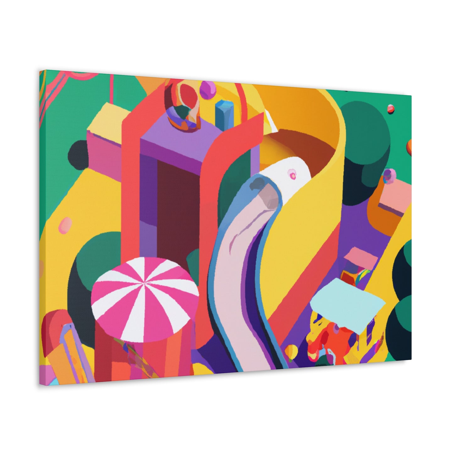 Cotton Candy Castle-Amusement - Canvas