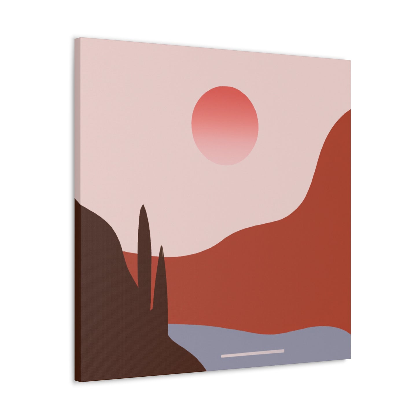 Antique Eclectique- Vintage Contemporary -Landscape - Desert - Canvas