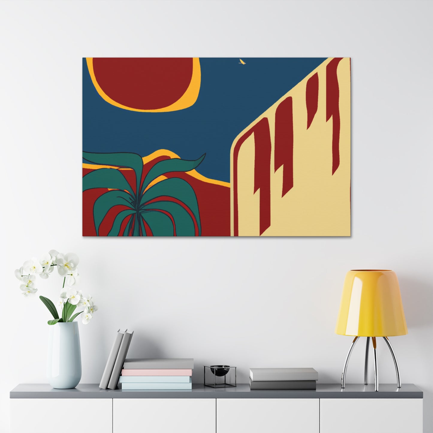 Floppy Pouncer - Midcentury Canvas