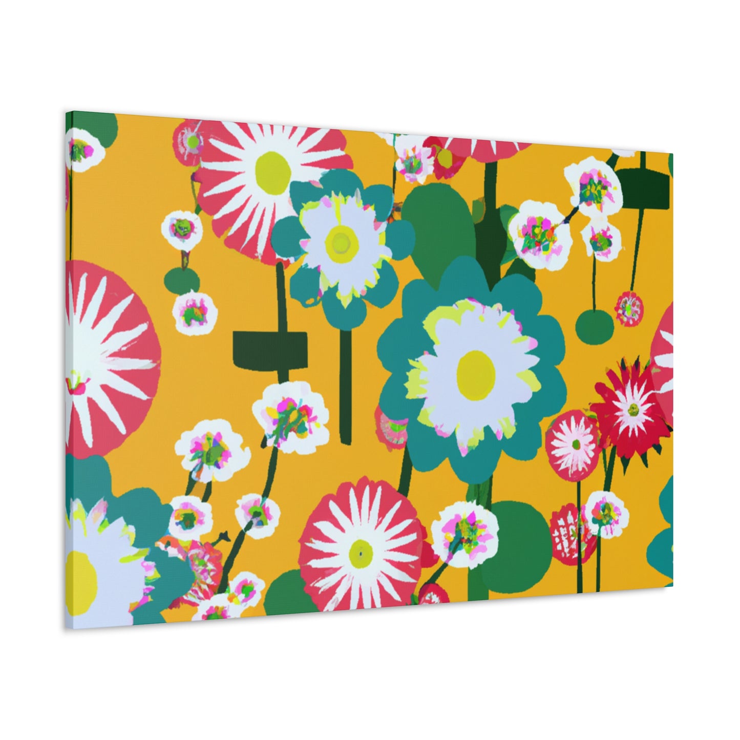 Floral Reflection - Floral Canvas