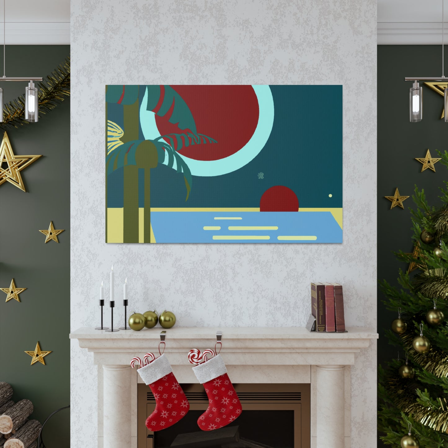Fruitful Flickertail - Midcentury Canvas