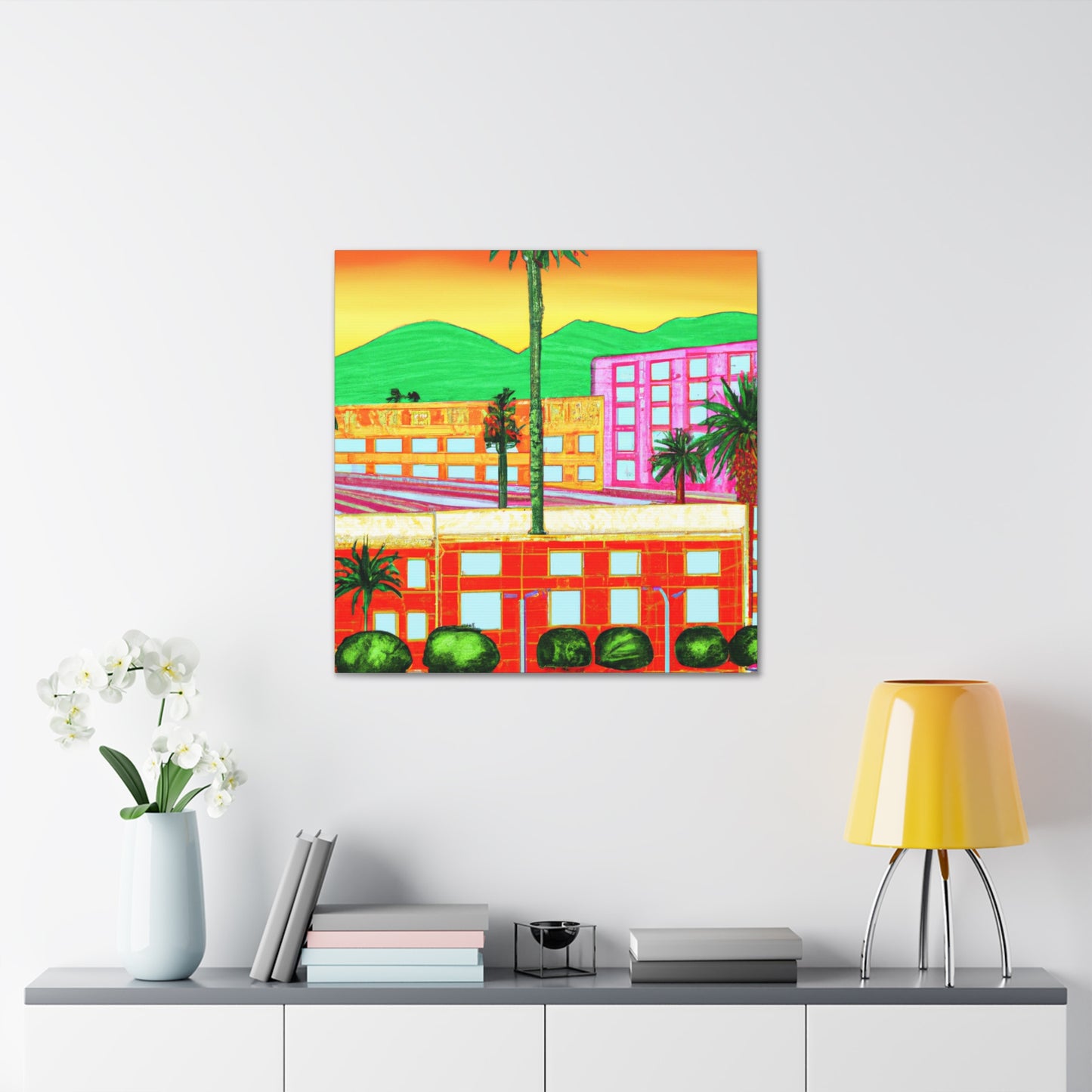 Sahara Splendor - Architectural - Canvas