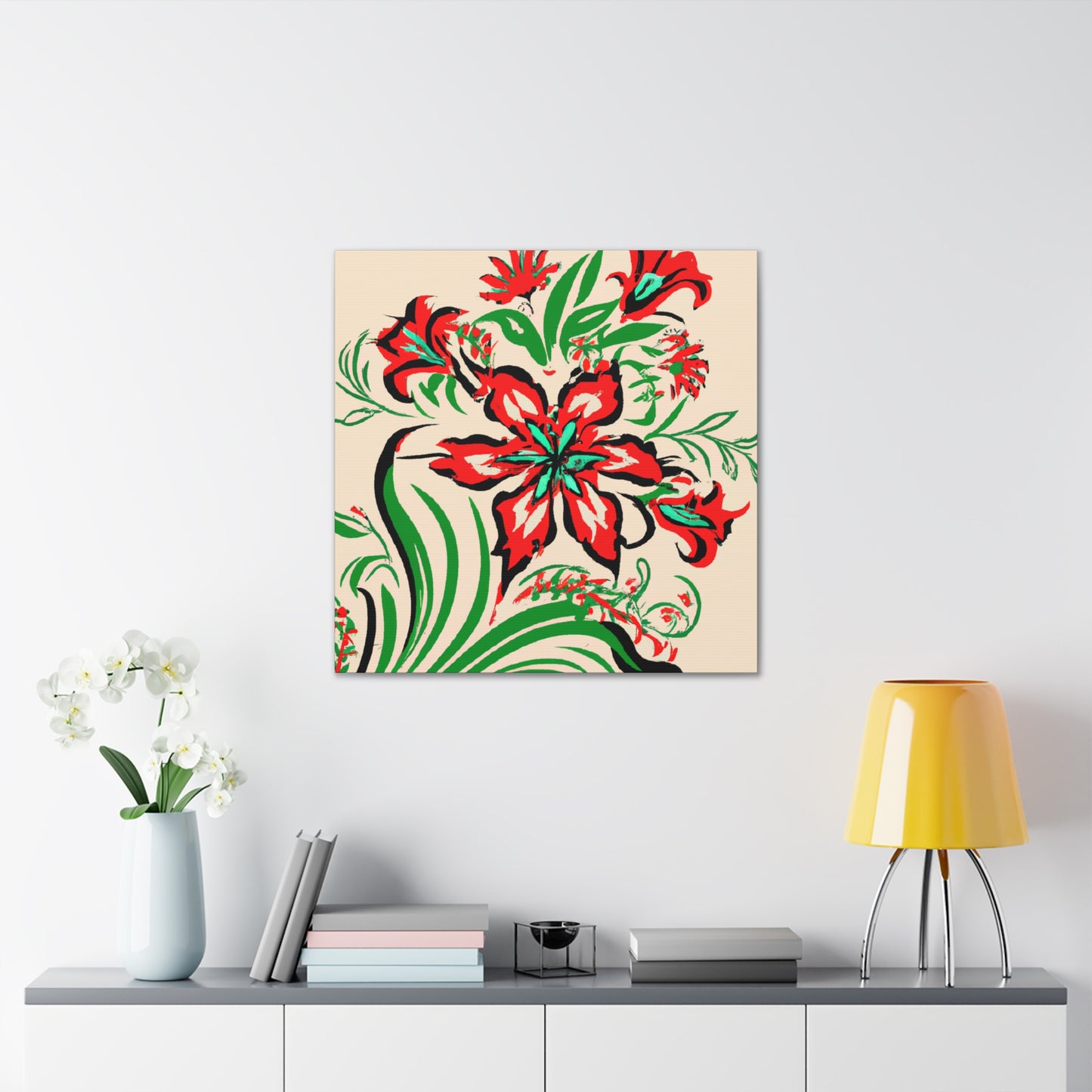 Blushy - Floral - Canvas