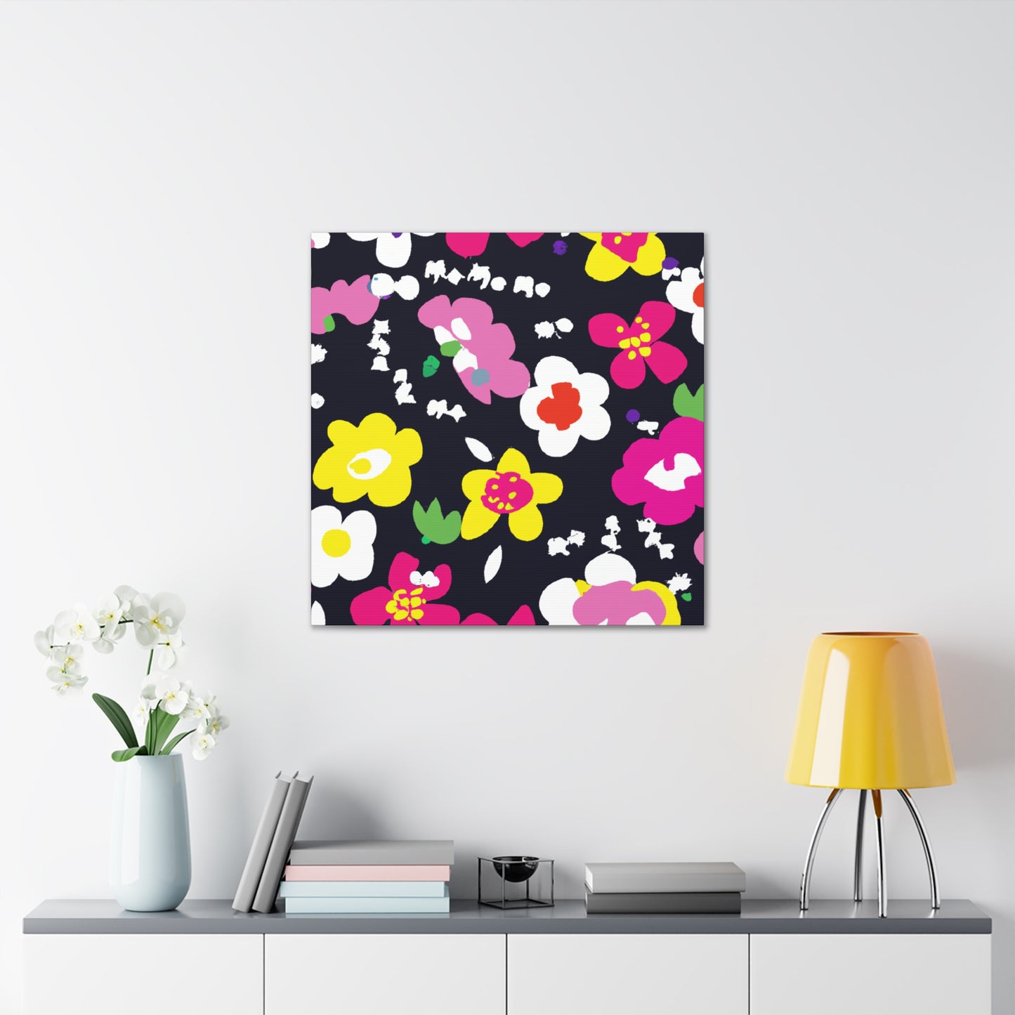 Blissful Bloomies - Floral - Canvas