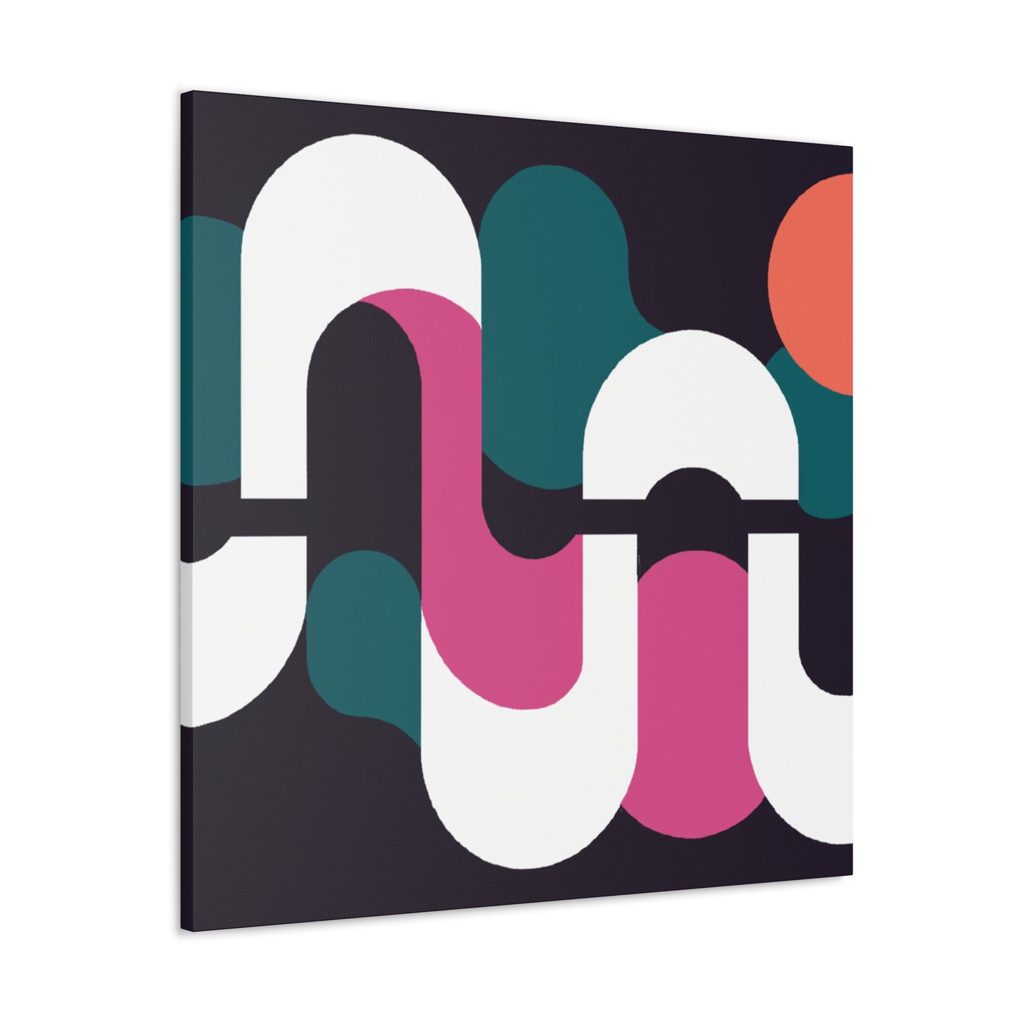 Dashing Squares - Midcentury - Canvas