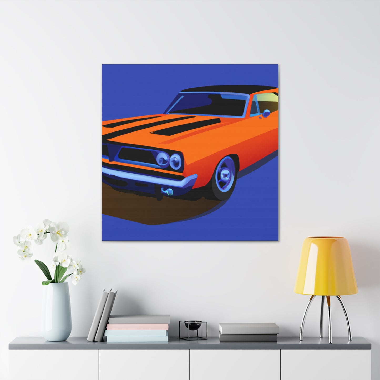 Vintage Vixen - Automobile - Canvas