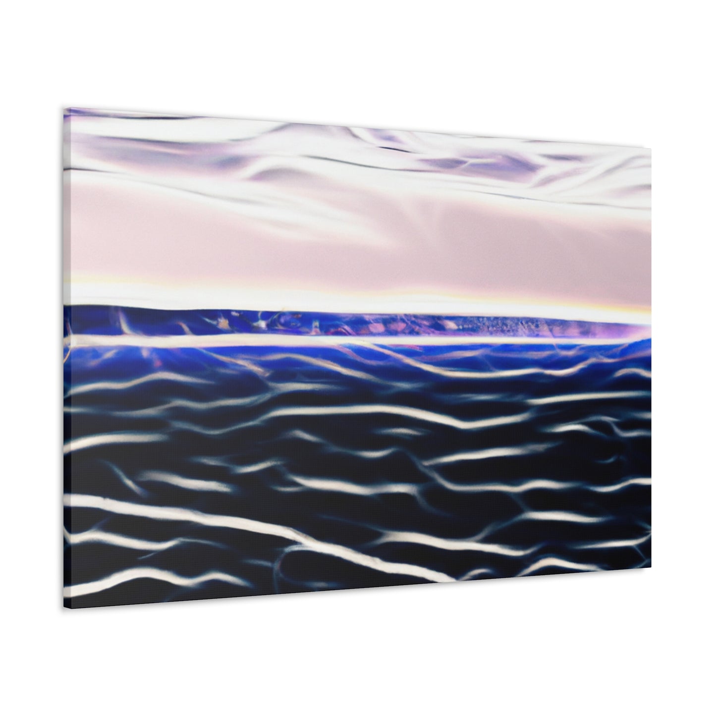 "Flower Power - Vintage Contemporary" - Canvas