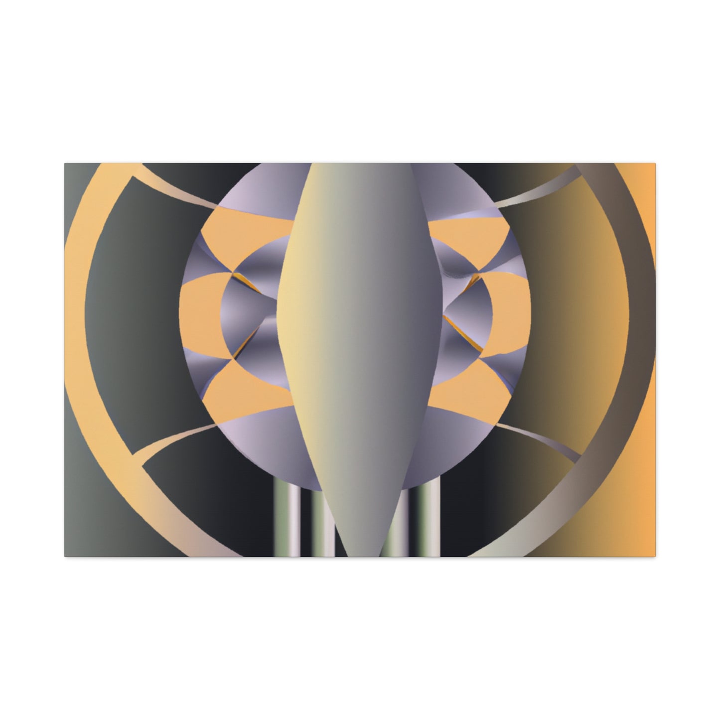 The Spire. - Retro Design Canvas Art Deco