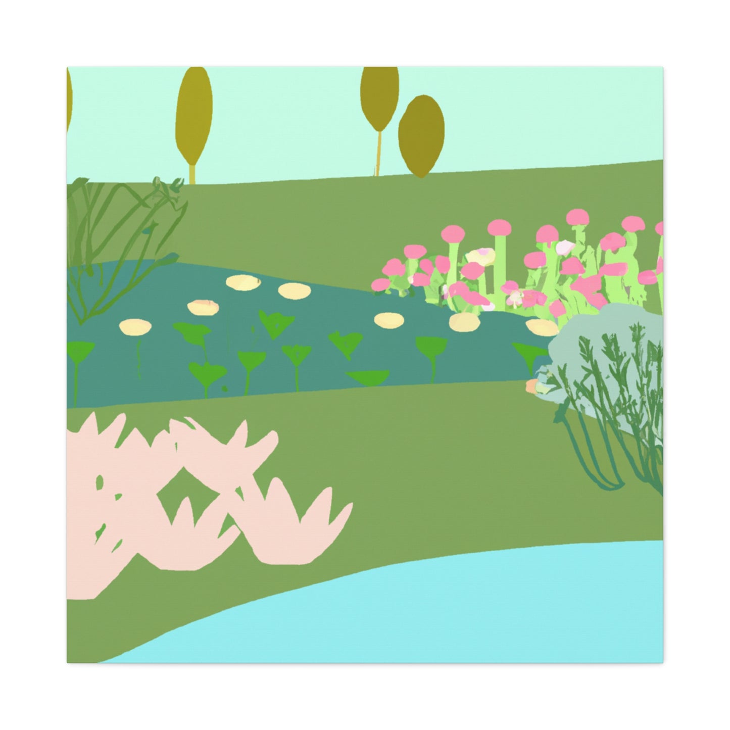 Garden of Delights - Landscape - Canvas