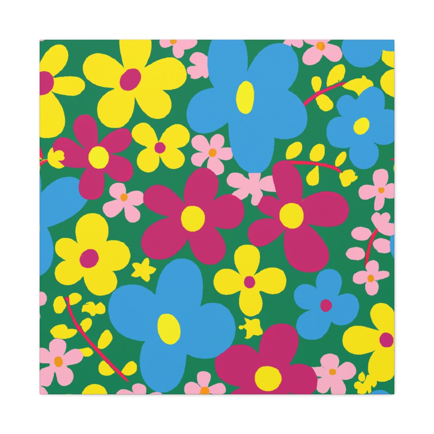 Blissful Bloom - Floral - Canvas
