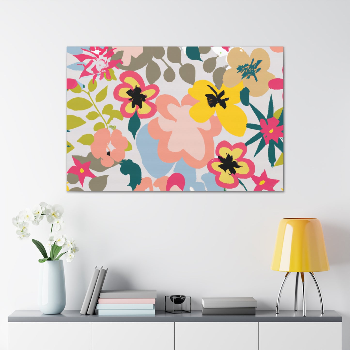 Cherished - Floral - Canvas