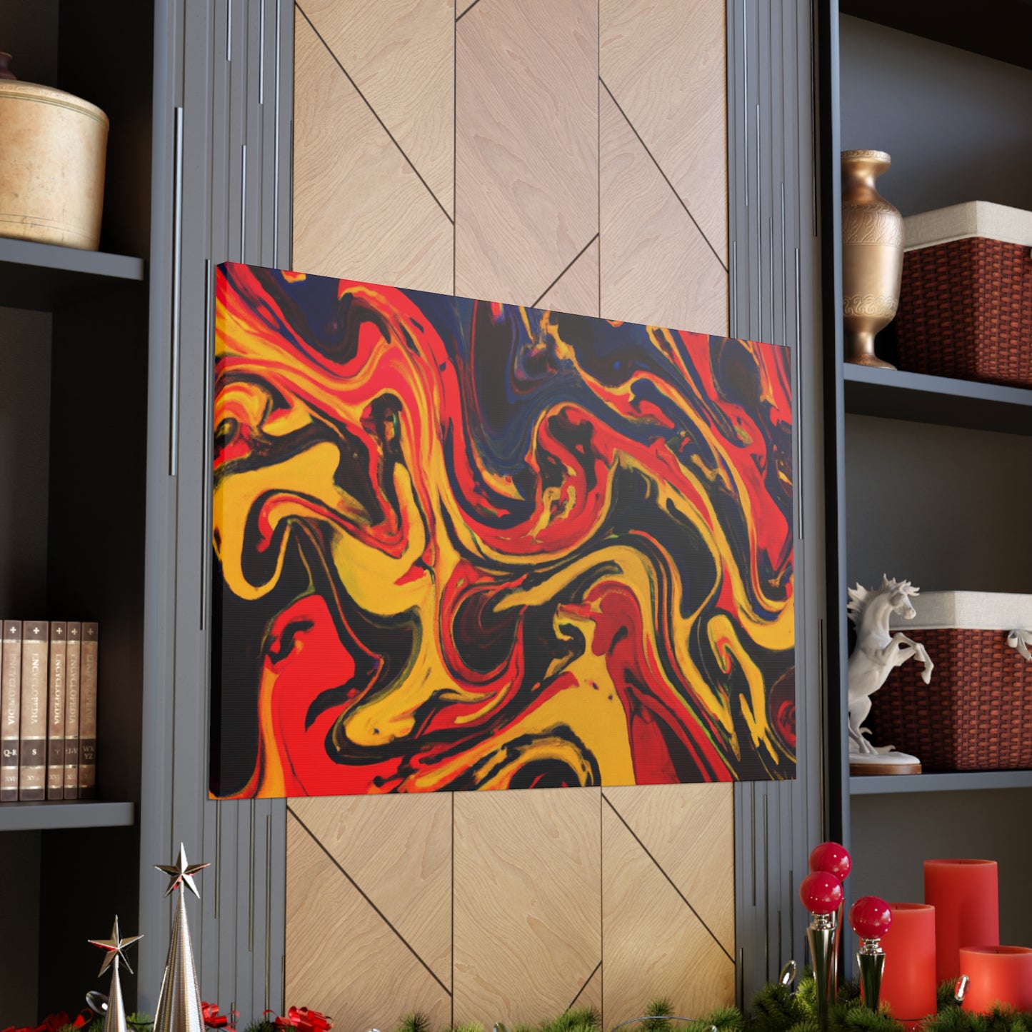 Burning Water- Canvas - Abstract