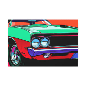 Blaze of Glory - Automobile - Canvas
