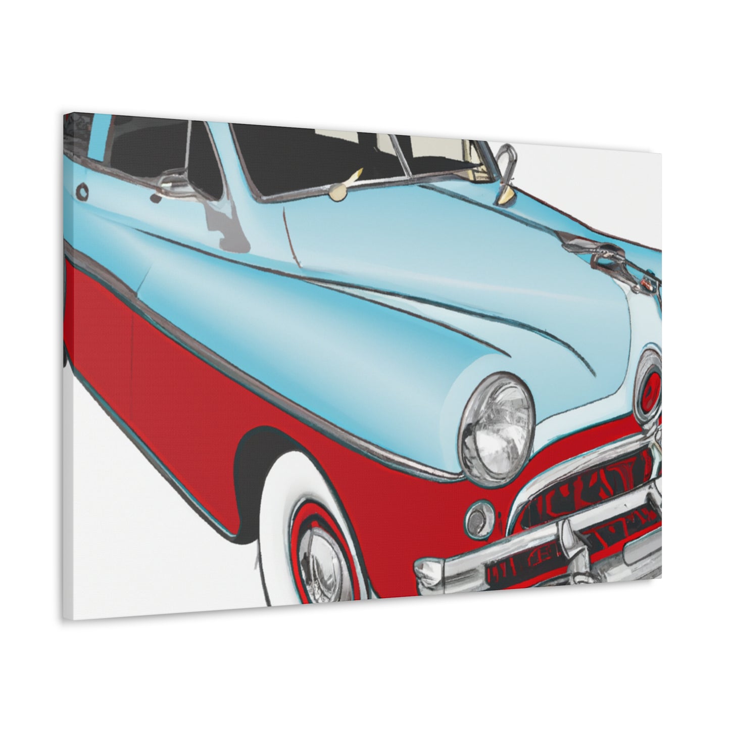 Ford Model T - Automobile - Canvas
