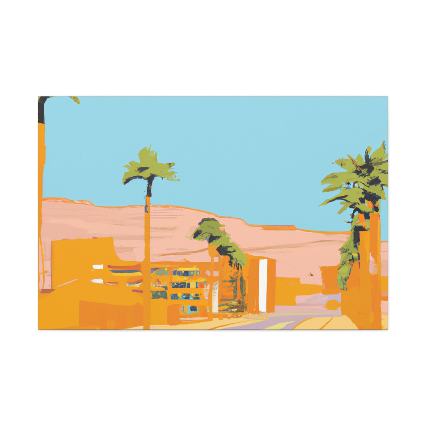 Desert Mirage - Architectural - Canvas