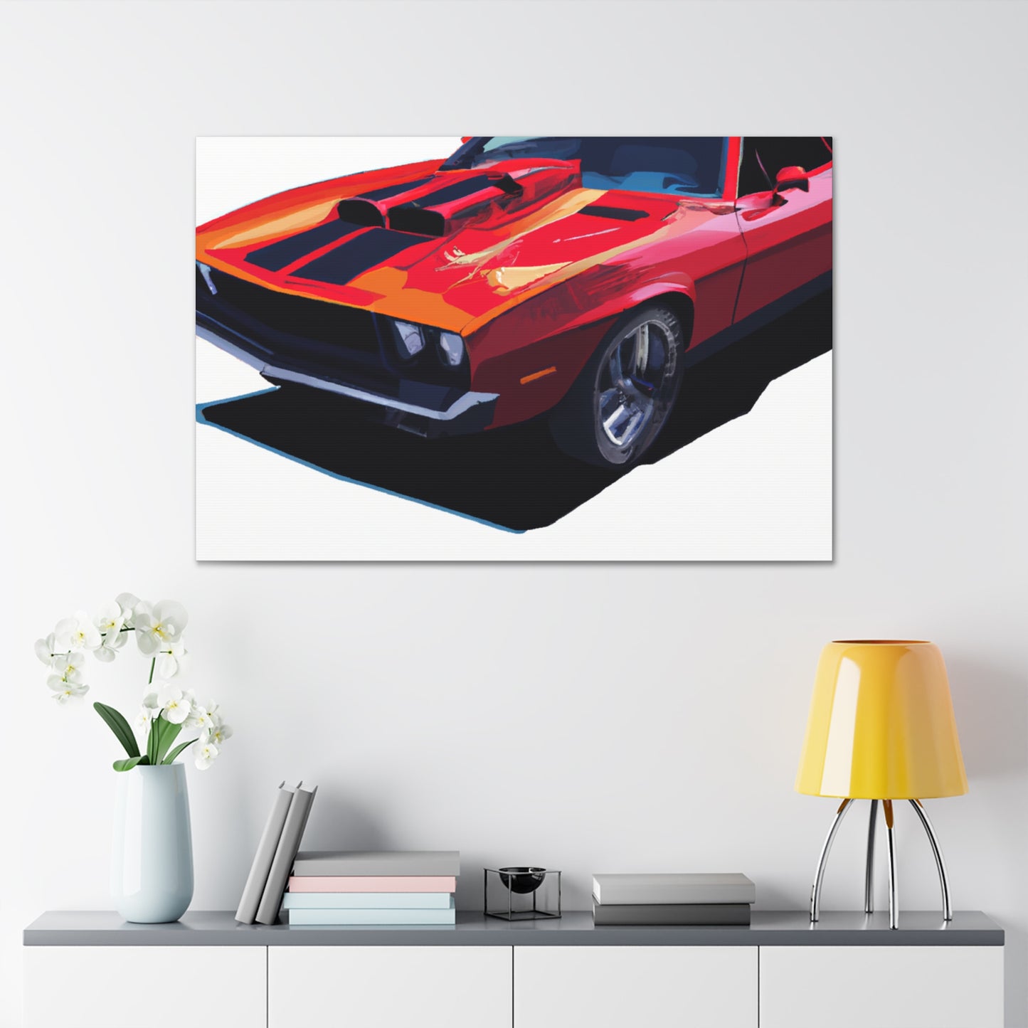 Hot Rod Thunder - Automobile - Canvas