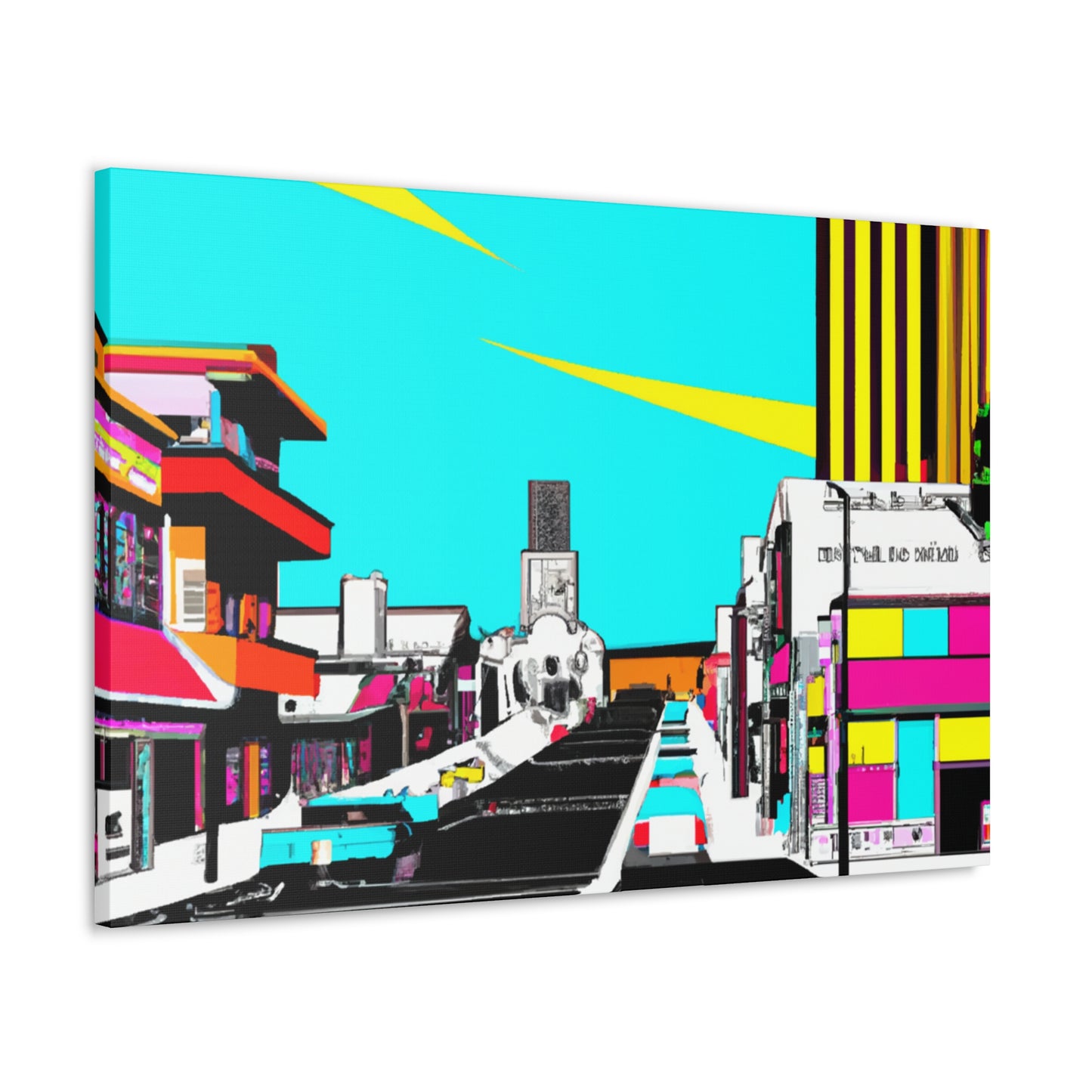 Futuristic Alley - Canvas Pop Art