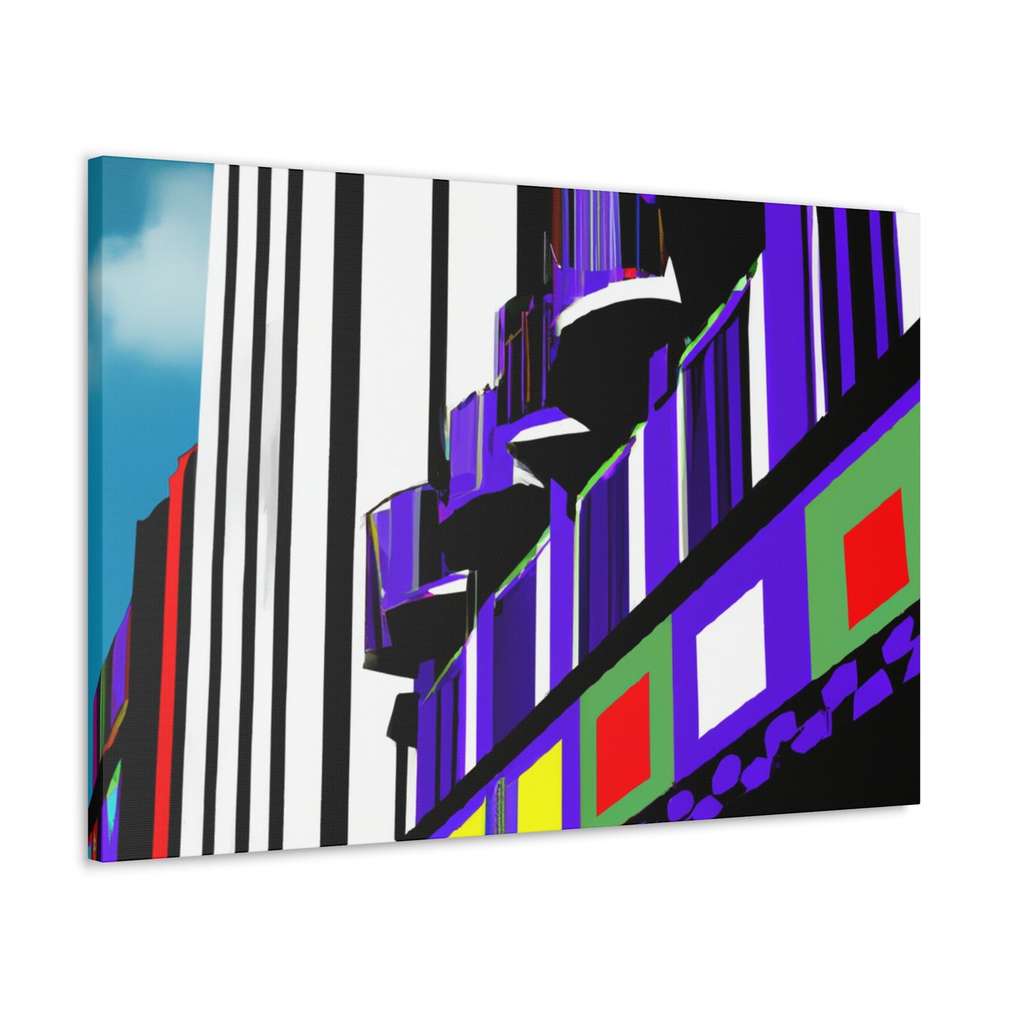 Lola's Fifties Follies. - Architectural Canvas Pop Art