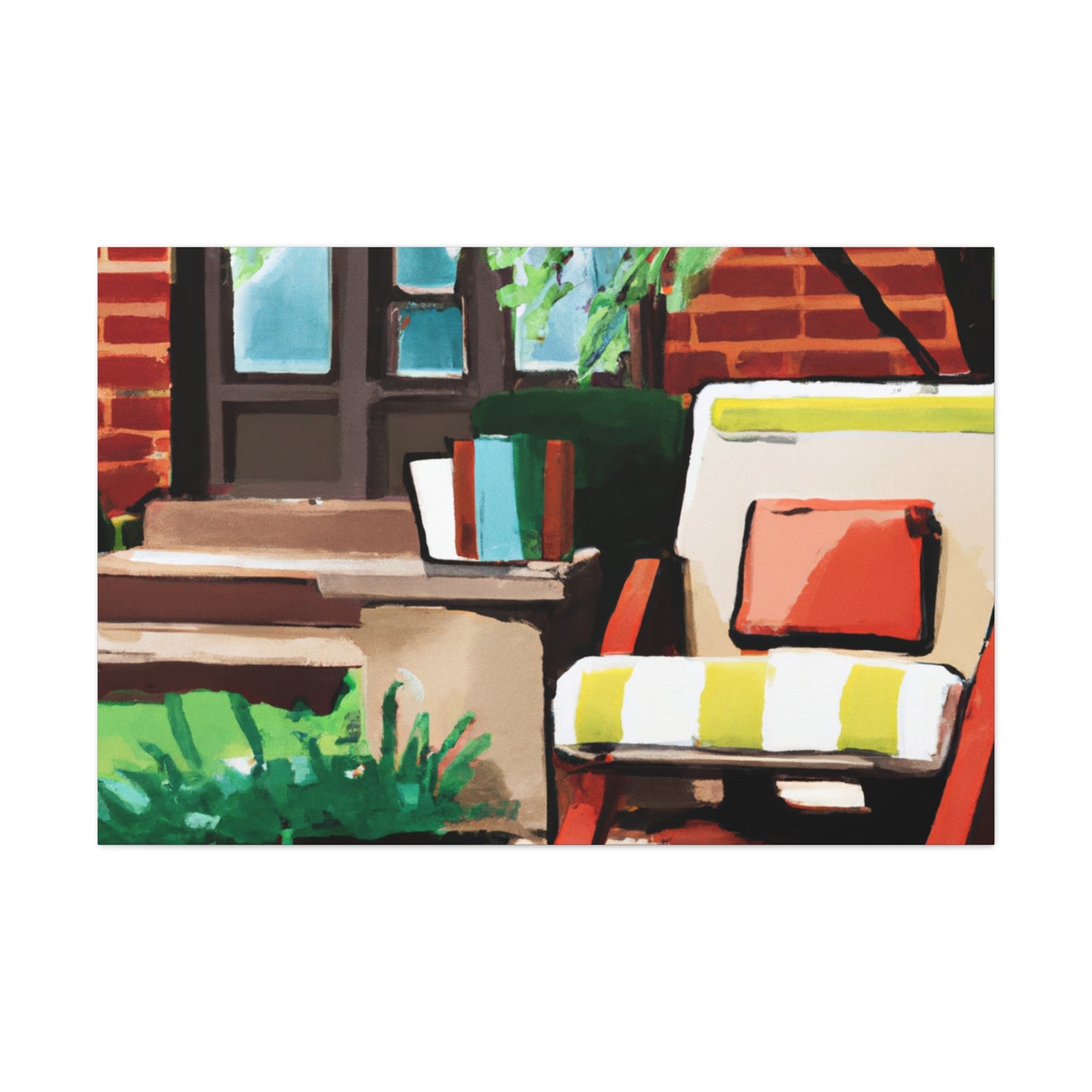 "Cheery Bliss- Midcentury" - Canvas