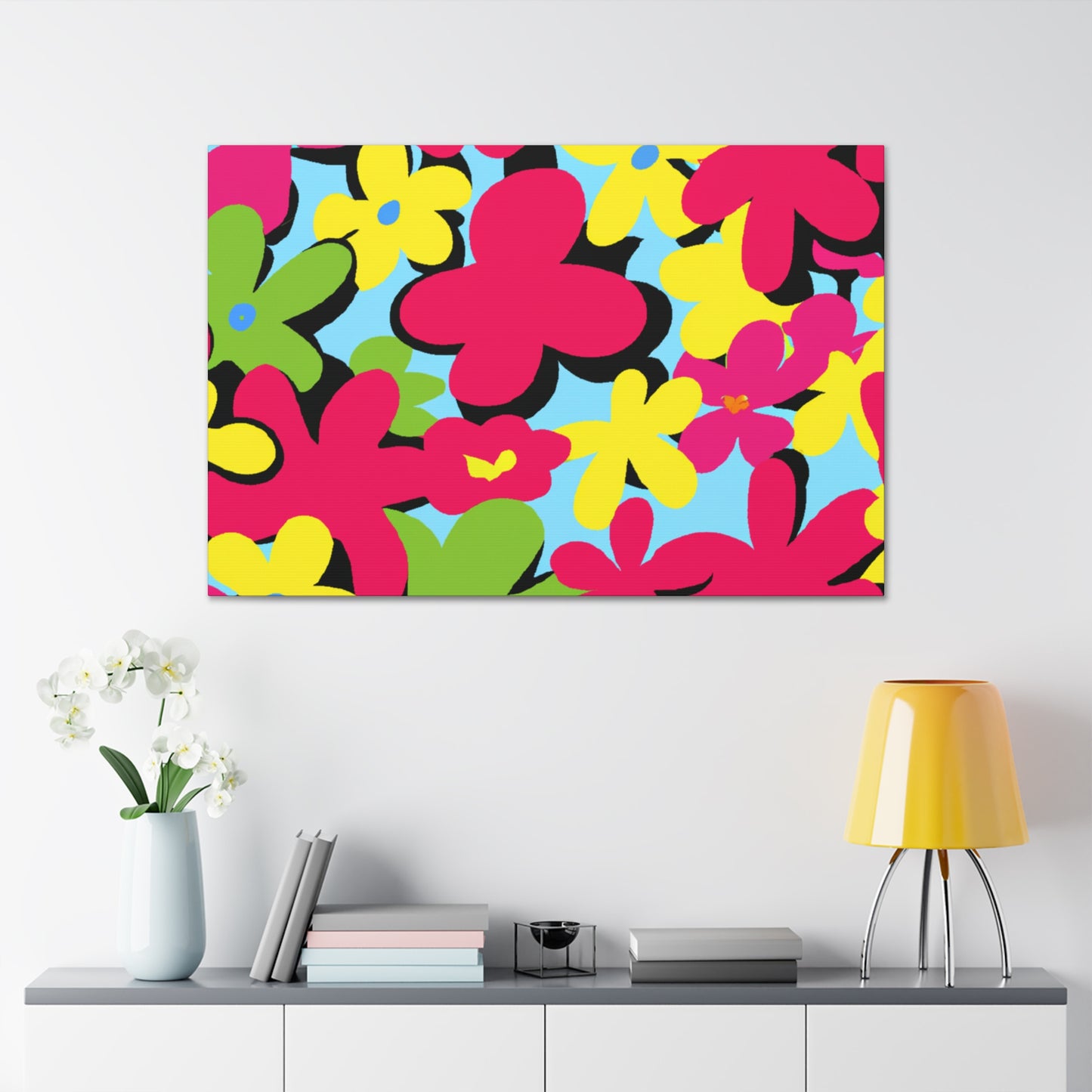Flower Fields of Fortune - Floral Canvas