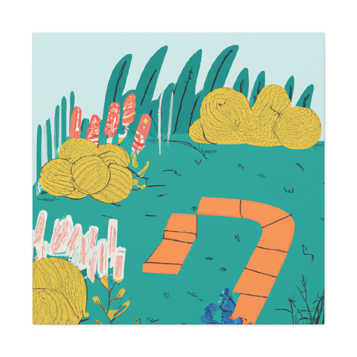 Secret Valley - Landscape - Canvas
