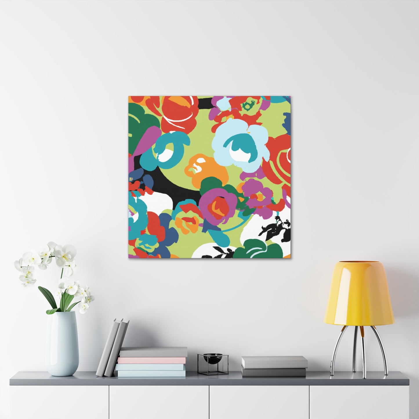 Splendidly Joyous - Floral - Canvas