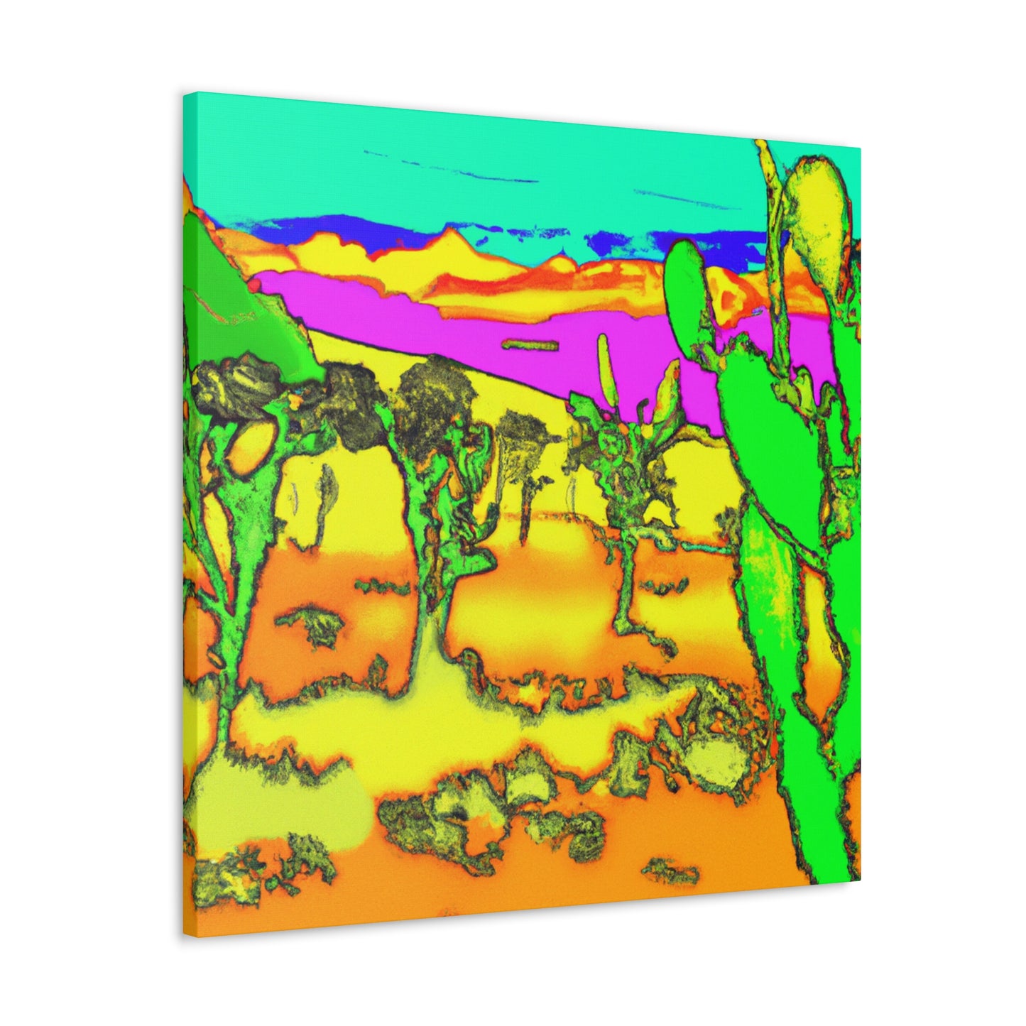 Parched Horizon- Landscape - Canvas