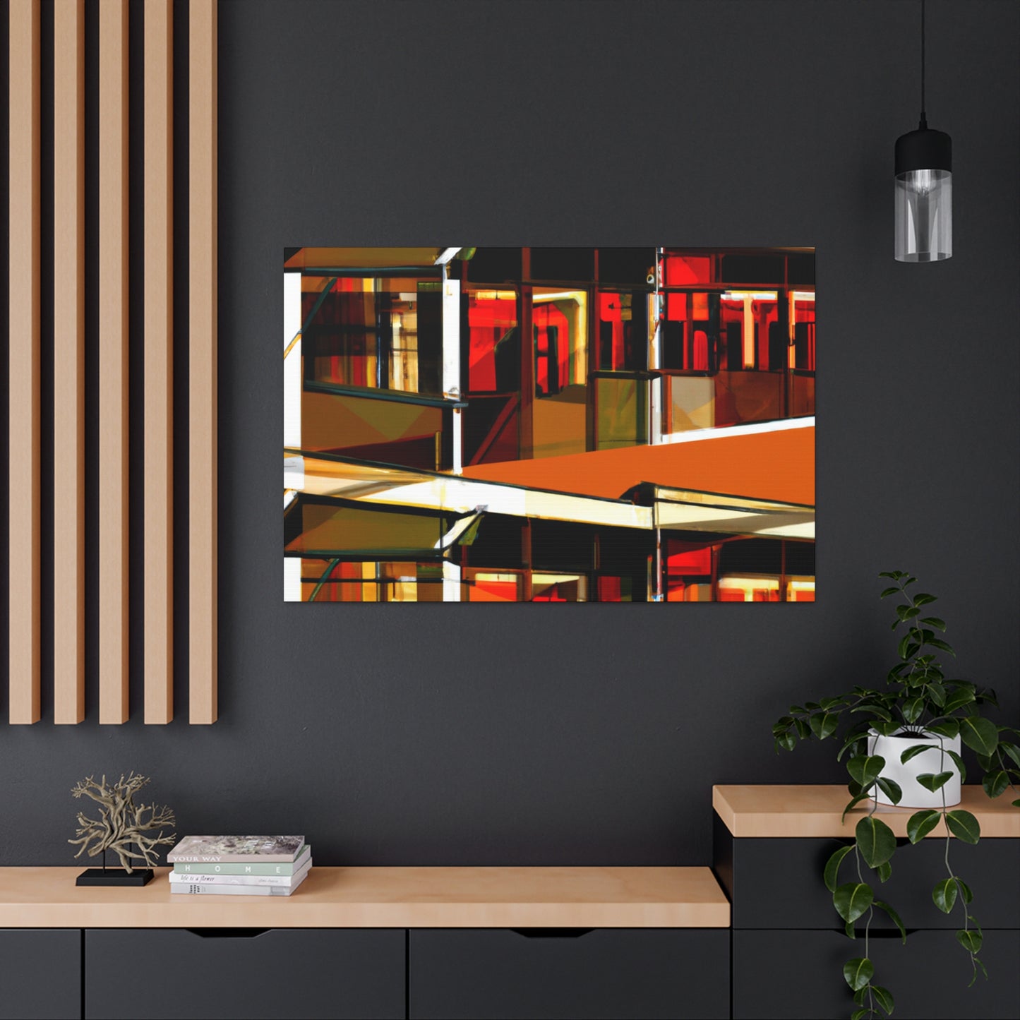 Burnt Windows - Canvas - Architectural