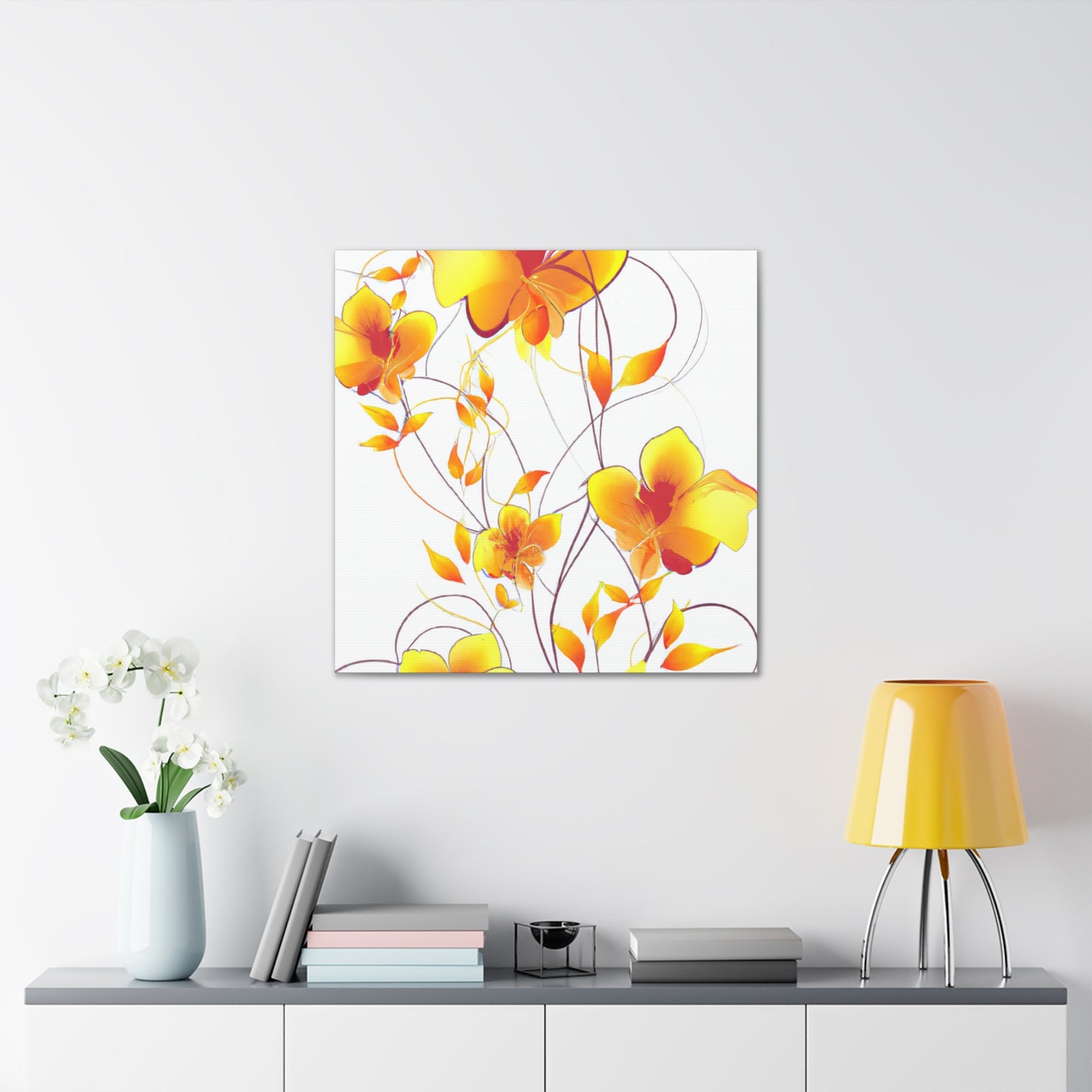 Sunshiney - Floral - Canvas