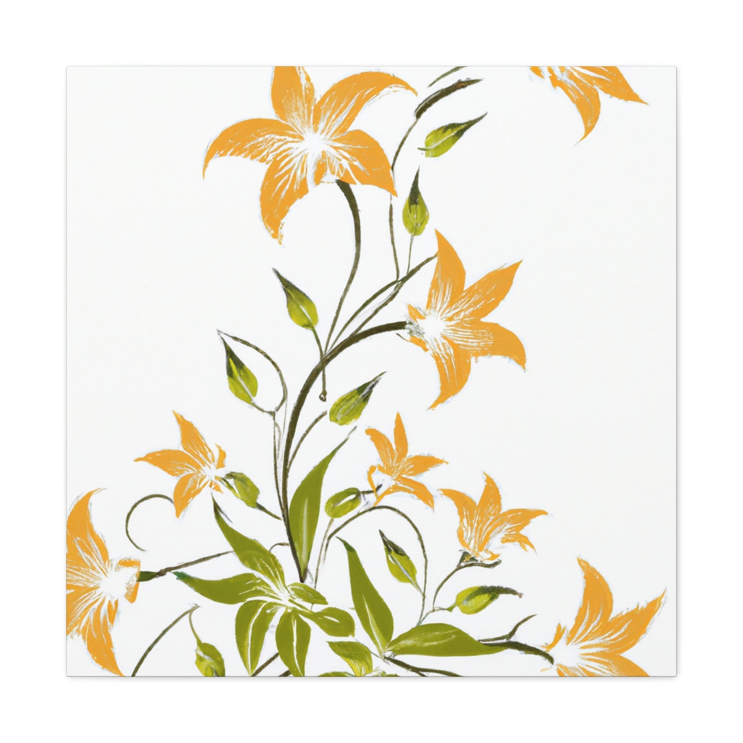 Rosebud - Floral - Canvas