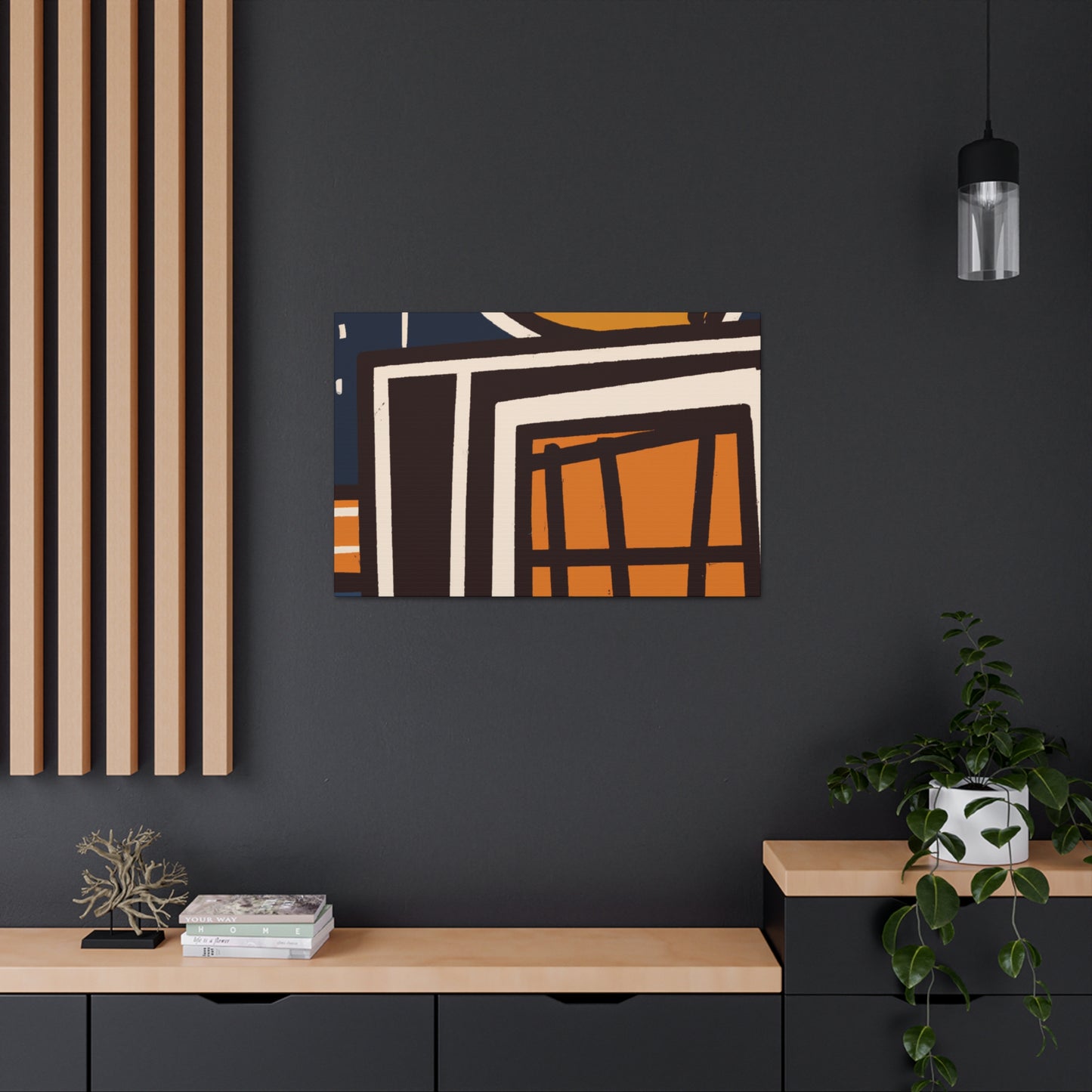 Edgy - Midcentury Canvas