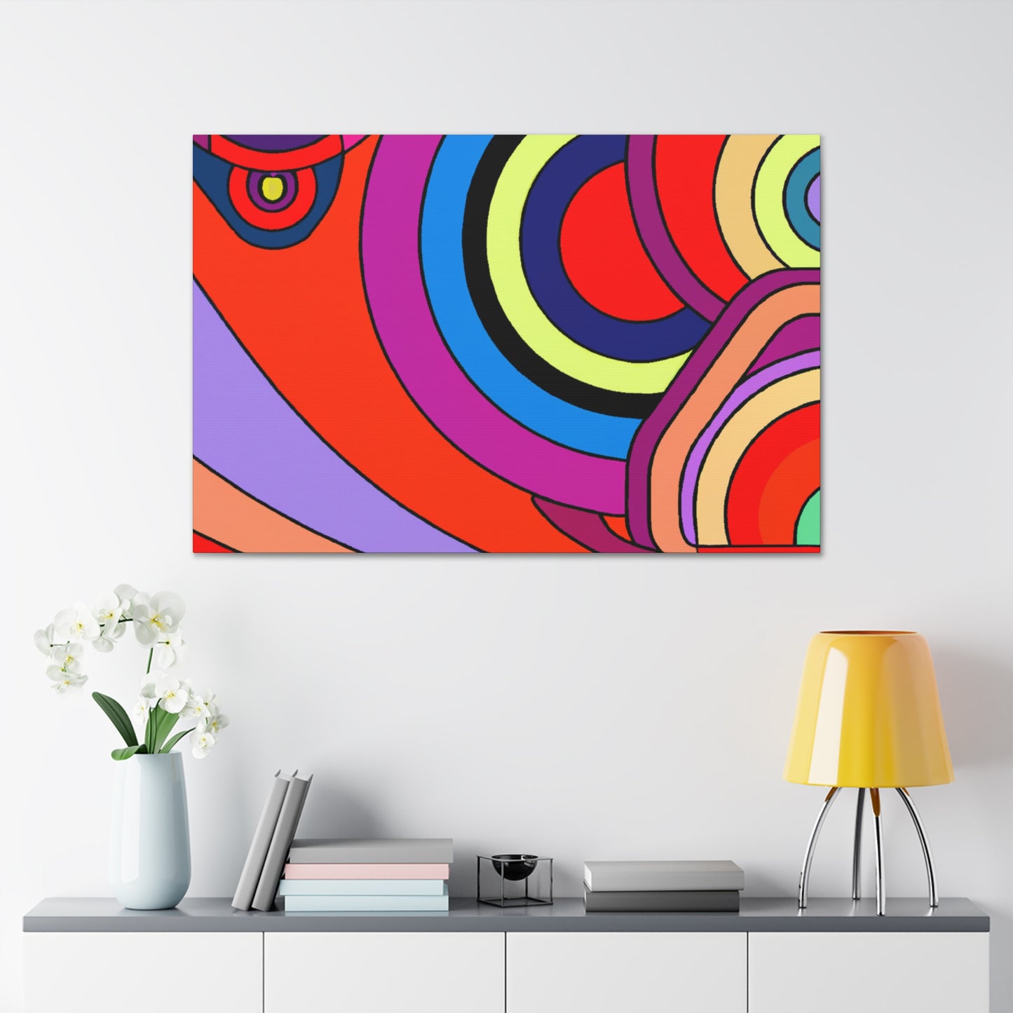 Rainbow Quench - Abstract - Canvas